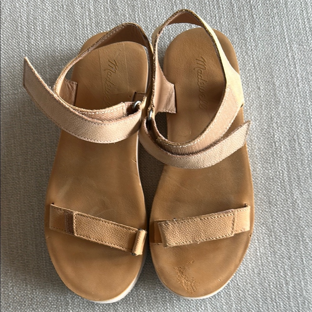 Madewell Tan Leather Sandals